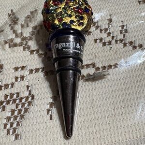 Agazzi & Co Decorative Multicolor Murano-Style Wine Bottle Stopper